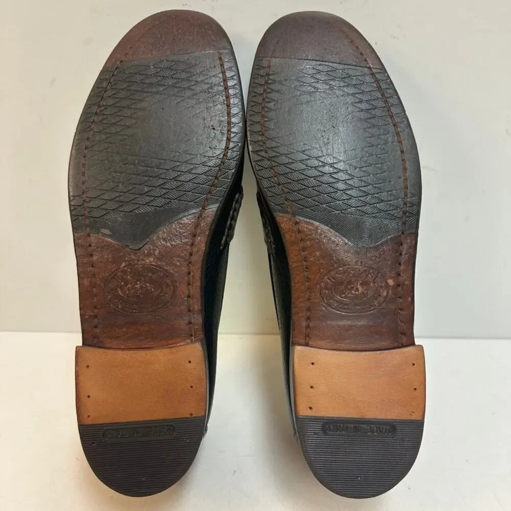 NEW HEELS Rancourt & Co x H S Trask Handsewn Tassel Kiltie Loafer Moc USA 9.5 D